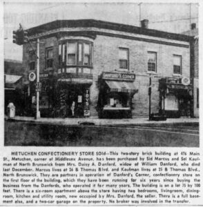 Danford’s Corner – 478 Main Street, Metuchen, New Jersey